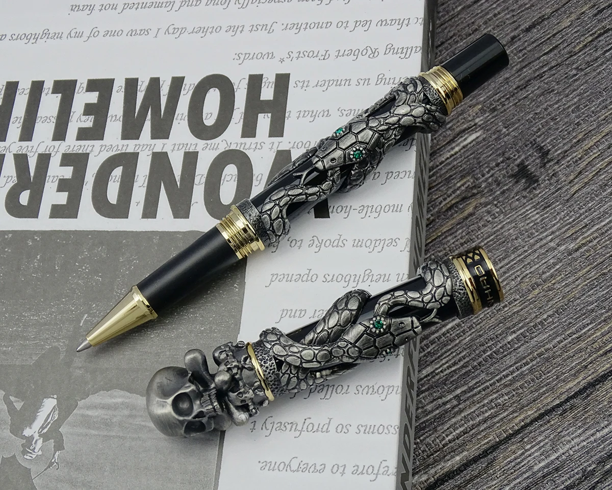 Jinhao Metal Vintage Rollerbal - Vintage Collectible Pens ulasan dan harga