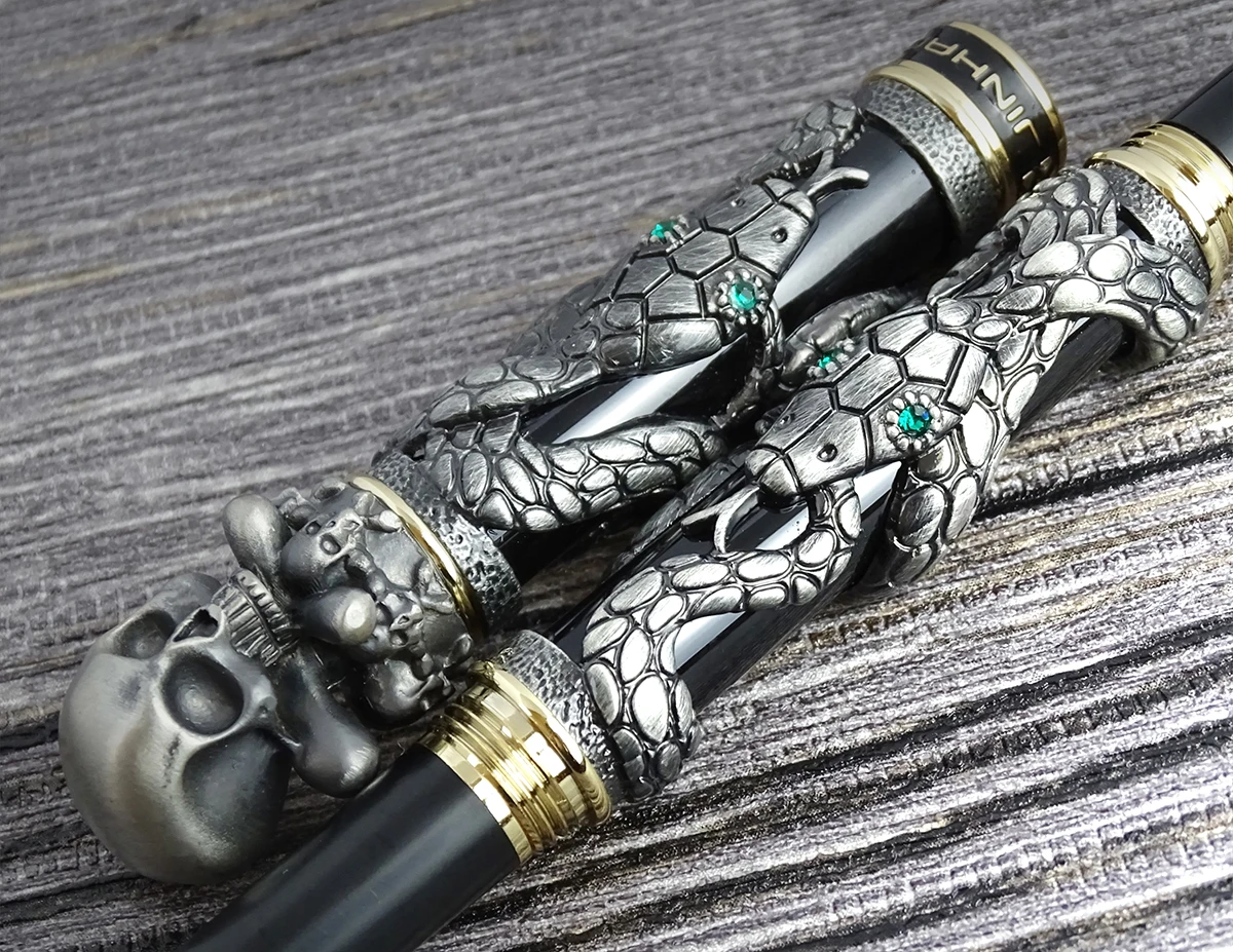 Jinhao Metal Vintage Rollerbal - Vintage Collectible Pens ulasan dan harga