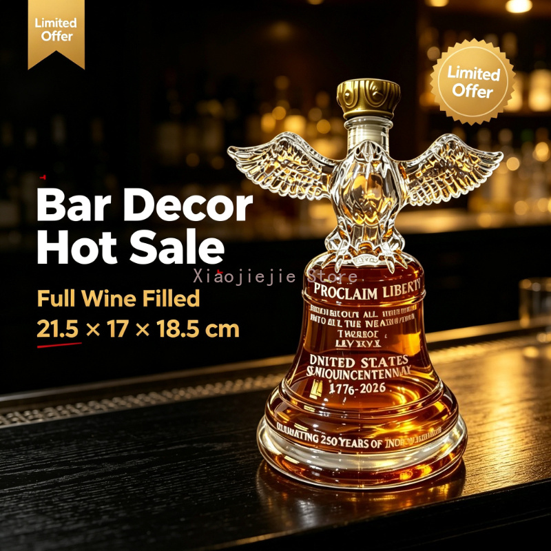 250th USA Independence Eagle L - Vintage Collectible Liquor Bottles ulasan dan harga
