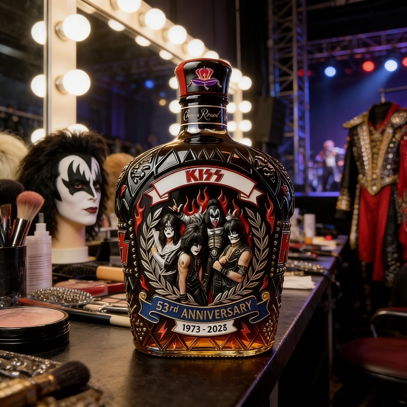 Collectible KISS Band Style Wh - Vintage Collectible Liquor Bottles ulasan dan harga